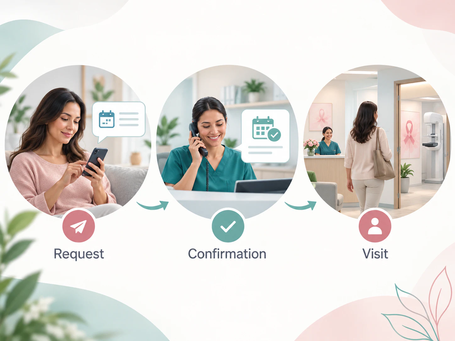 How appointment requests are confirmed