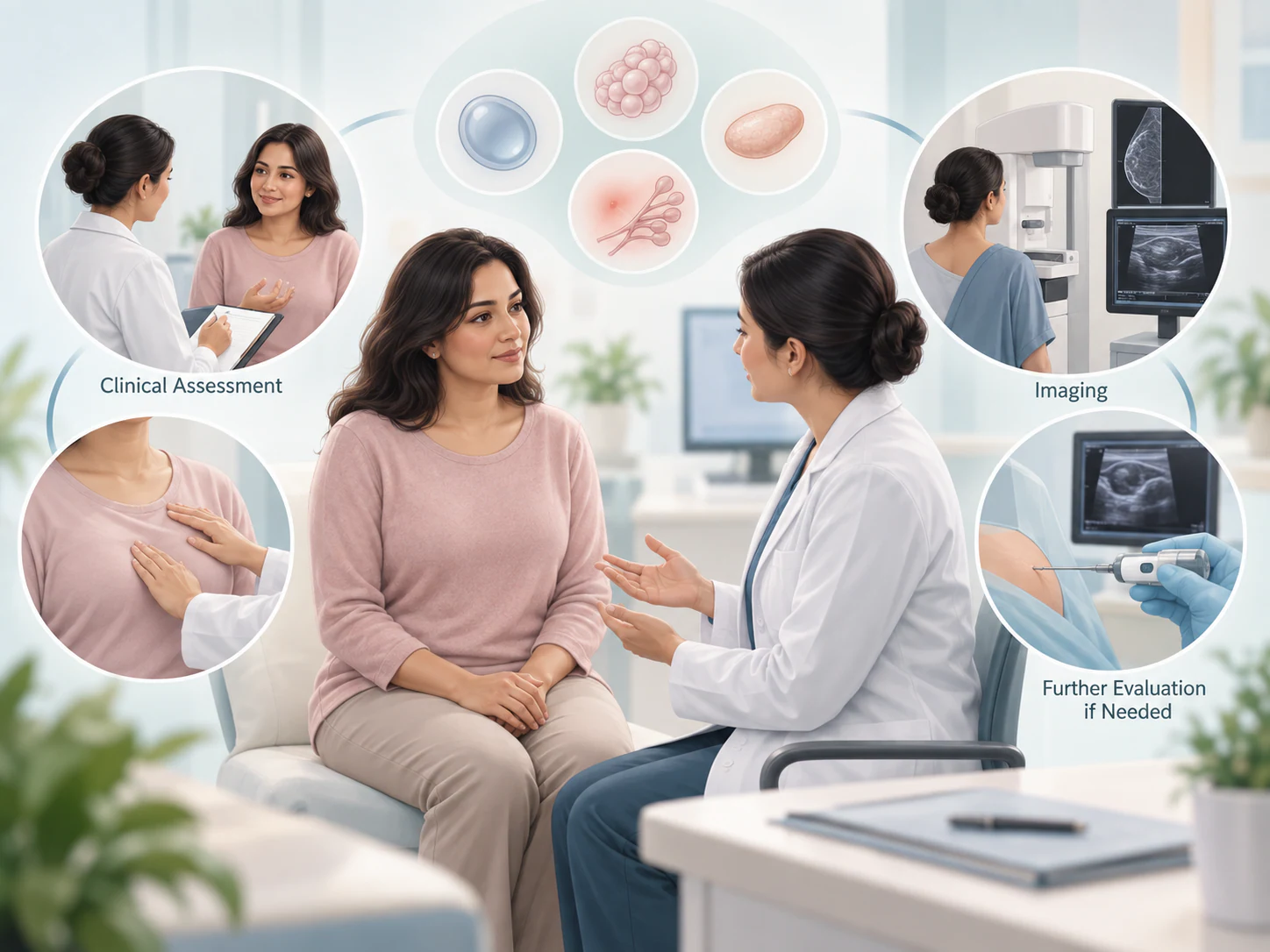 Assessment of a new breast lump