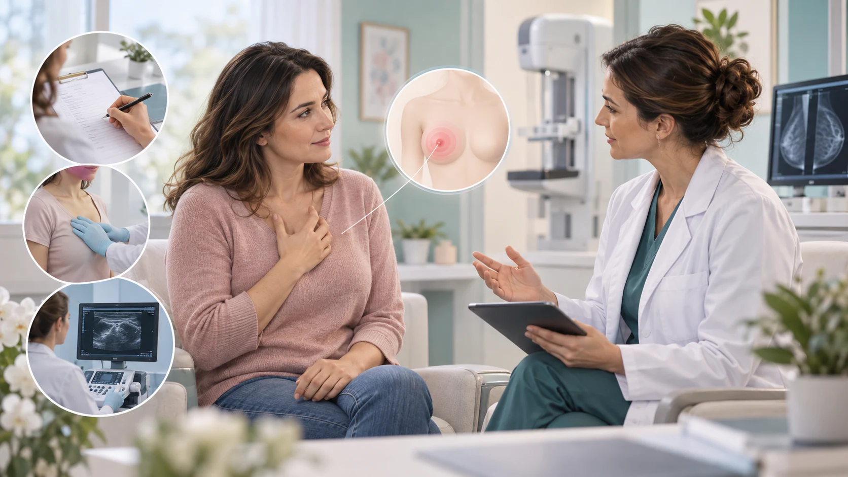 Assessment of breast pain