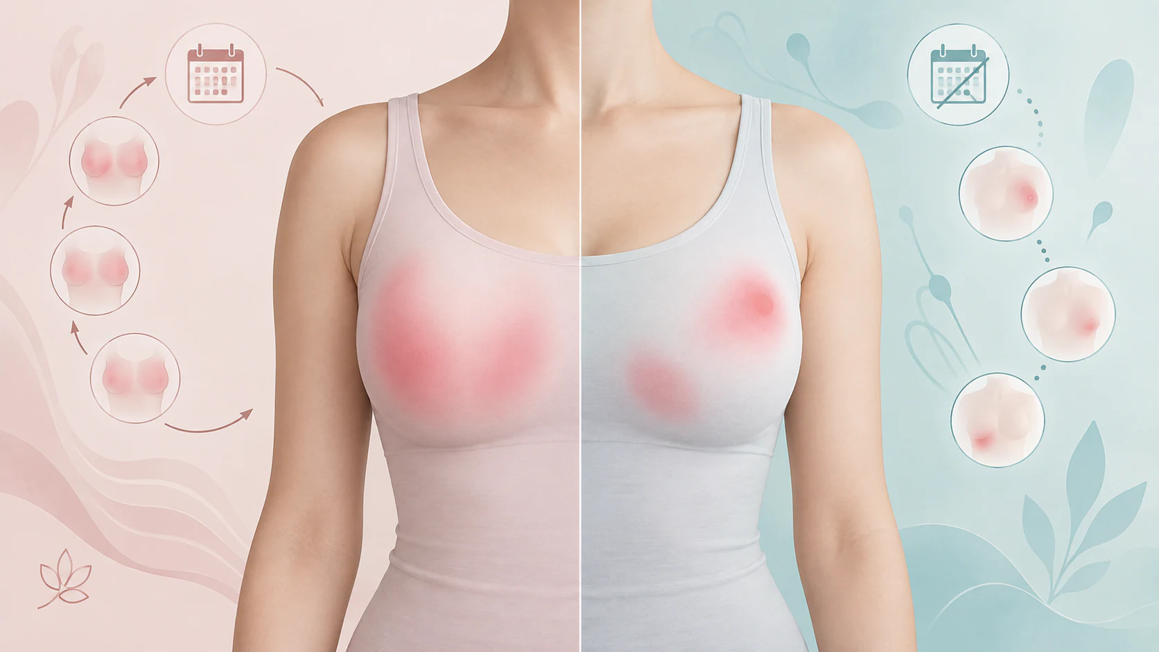 Cyclical and non-cyclical breast pain patterns