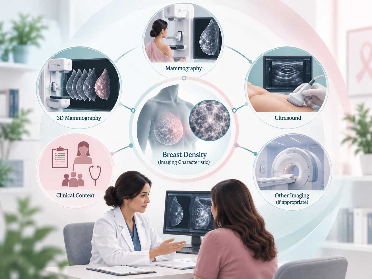 Imaging options that may be considered for dense breasts